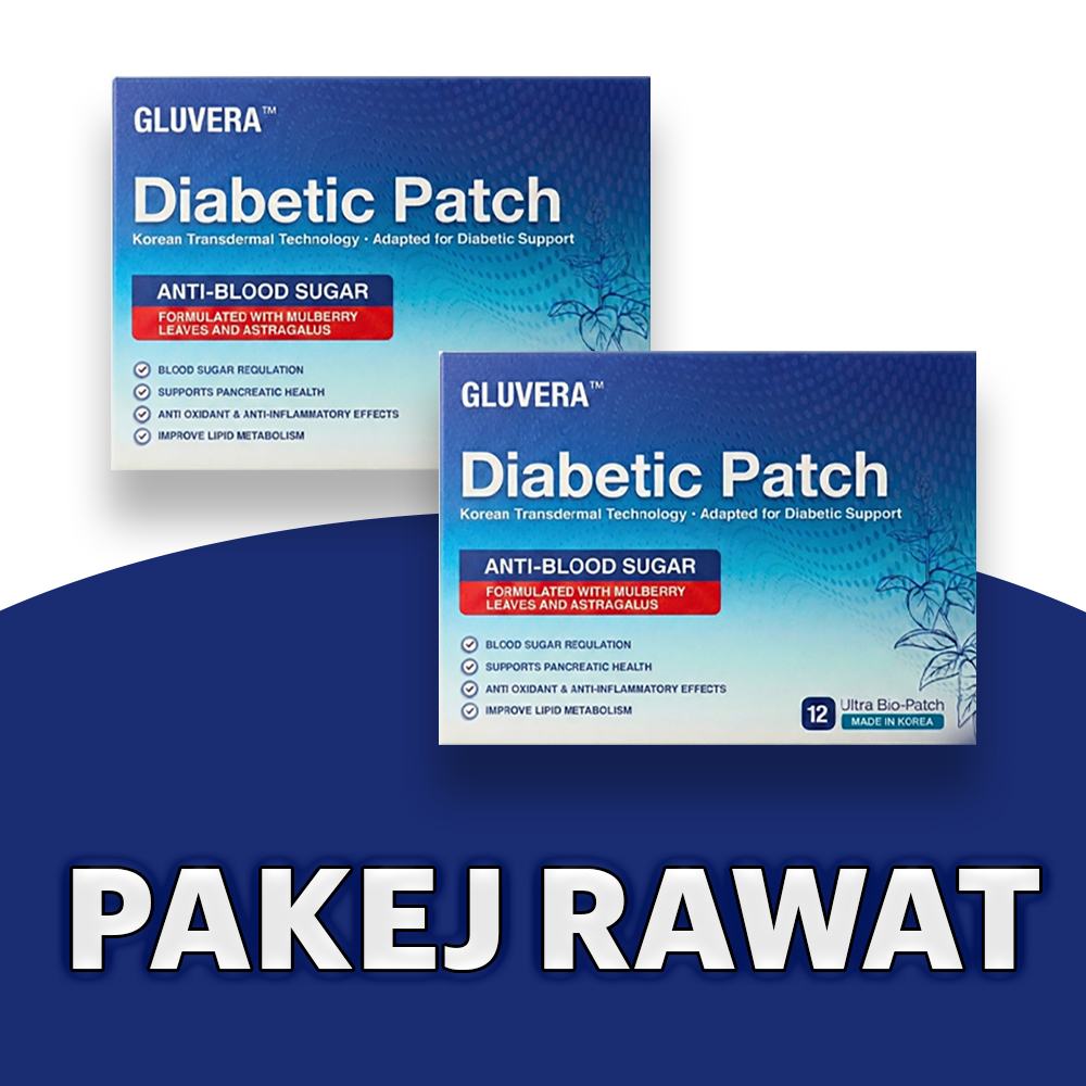 PAKEJ RAWAT PROMO ( 2 KOTAK GLUVERA DIABETIC PATCH )